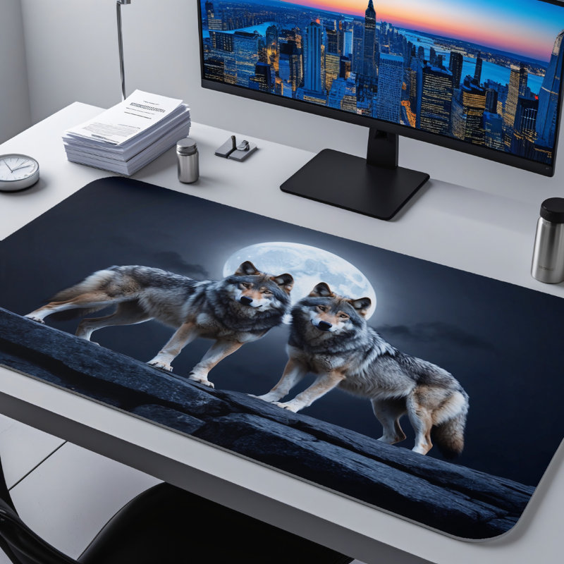 Polyester Desk Pad, 14.4x12.1
