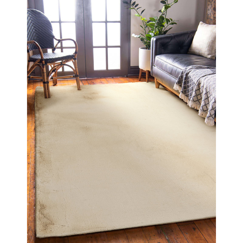 Tapis touffeté à la main Jalissia, Rectangle 5 pi x 7 pi