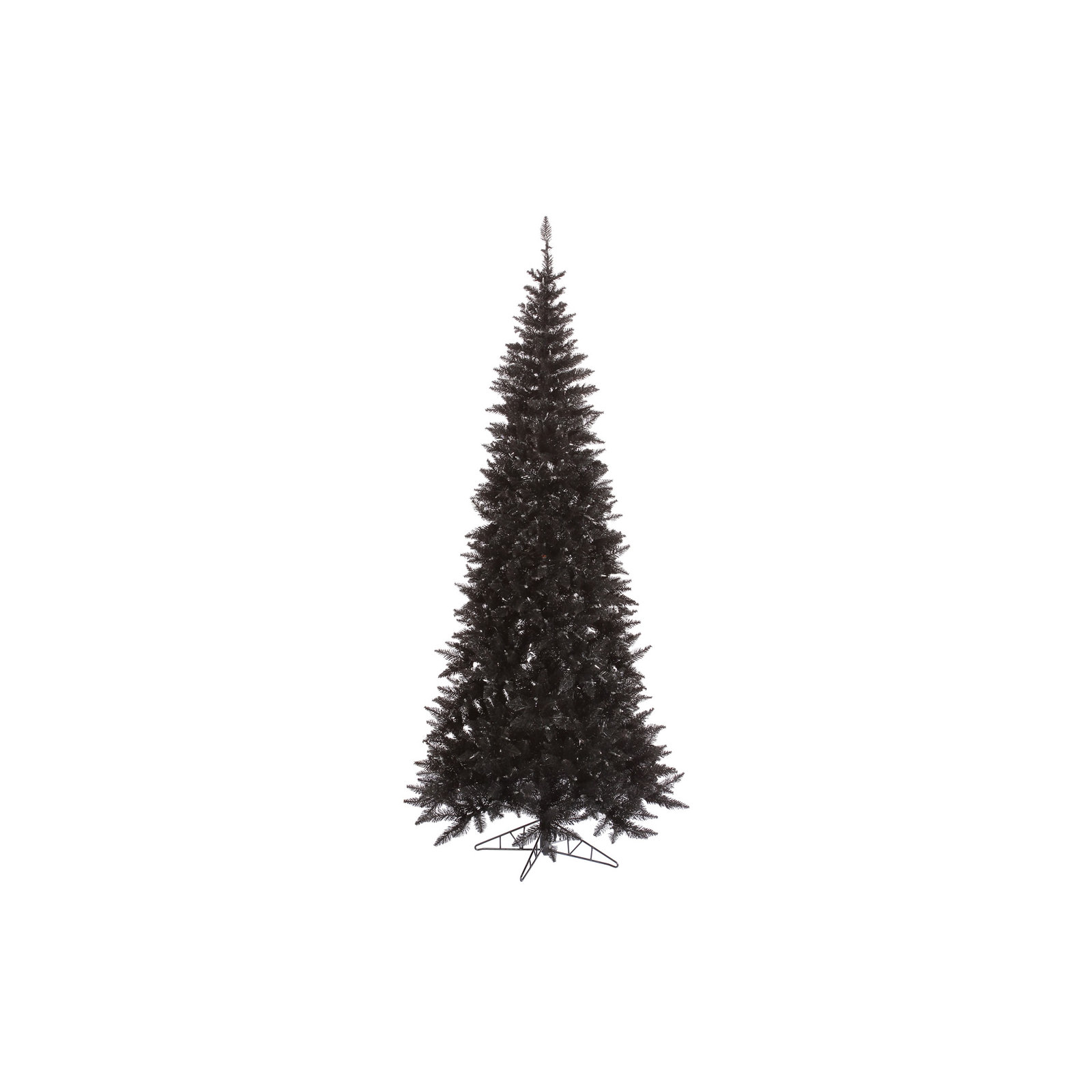 Slaytonville Black Fir Slim Artificial Christmas Tree, 5.5' H, Not Pre-Lit