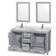 Sheffield 60" Double Bathroom Vanity Set with Mirror-1665796957