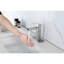 Robinet de salle de bain à cascade, robinet en acier inoxydable à poignée simple en nickel brossé, assurance de la qualité pour la durabilité, à la corrosion et aux empreintes digitales, robinet silencieux en nickel sans écoulement d'eau, meuble-lavabo-121598764
