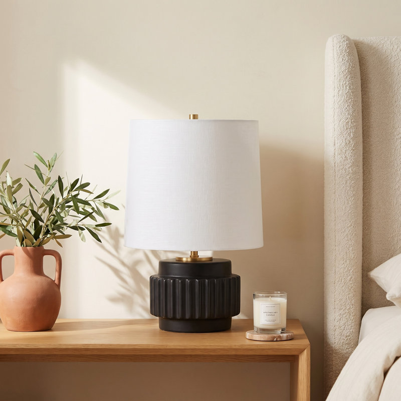 Turin Metal Table Lamp, Matte Black