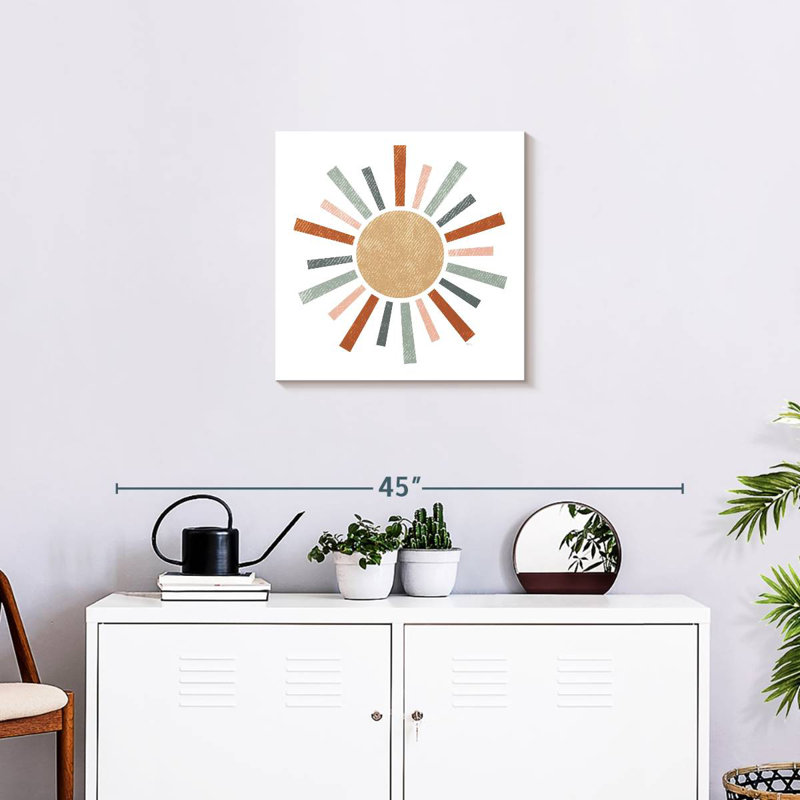 Oberle Rustic Rainbow Sun, 20" H x 20" W