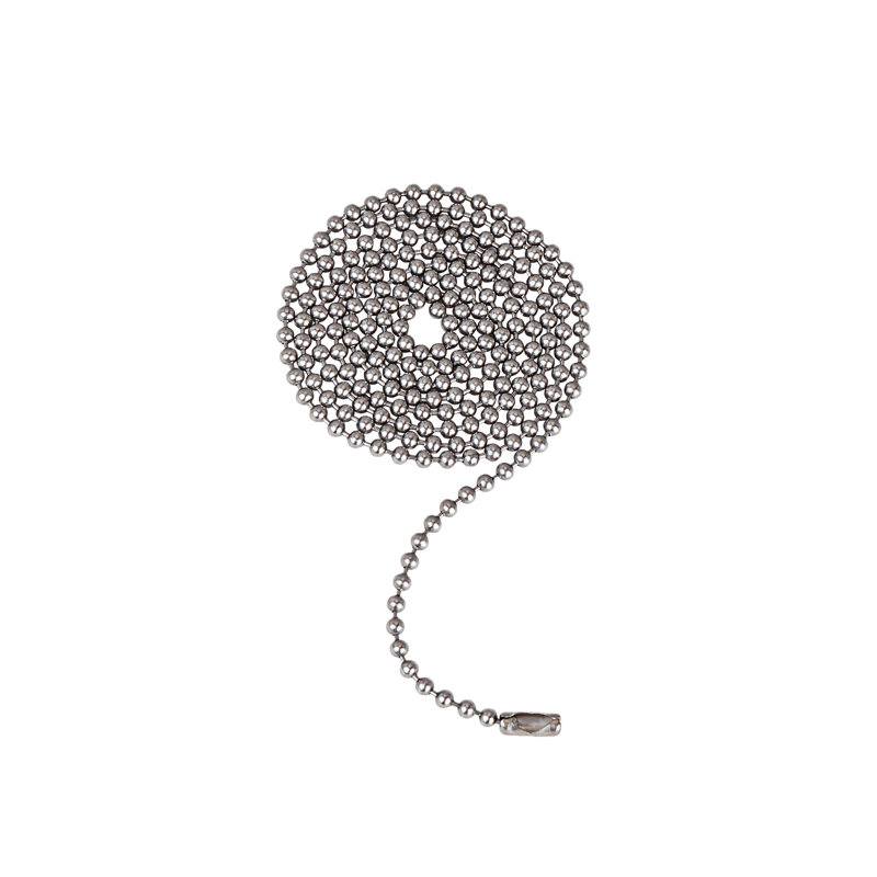 Chaîne à perles, H 36 po x l 0,2 po x P 0,2 po, Acier inoxydable