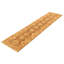 Tapis de couloir brun en tapis décoratif laine de conception unique 2 pi 5 po x 11 pi 7 po noué à la main new age