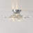 Kaianna 4 - Light Dimmable Unique/Statement Sputnik Flush Mount with Crystal Accents-2027223791