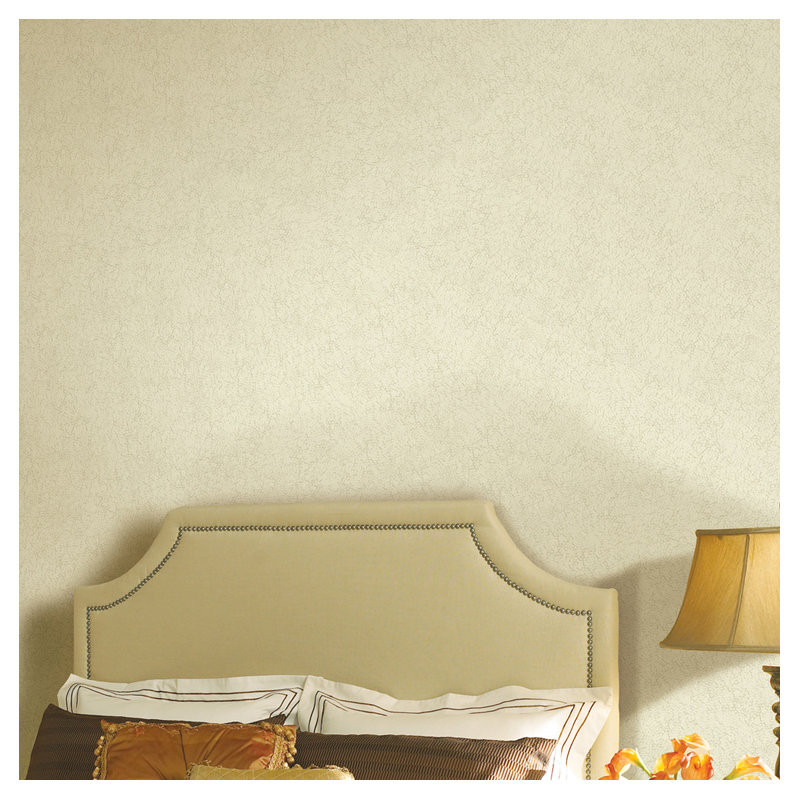 Papier peint embossé 3D 27 'x 27 "Clarks Scrubbable and Strippable Shiny Circle, Olive