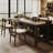 Nut-brown Rectangular Solid Wood writing desk-117867028