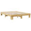 Solid Wood Bed-741793370