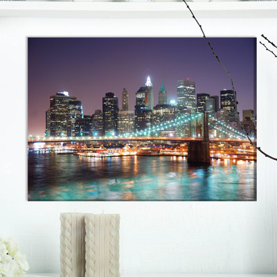 New York, Manhattan, impression sur toile tendue