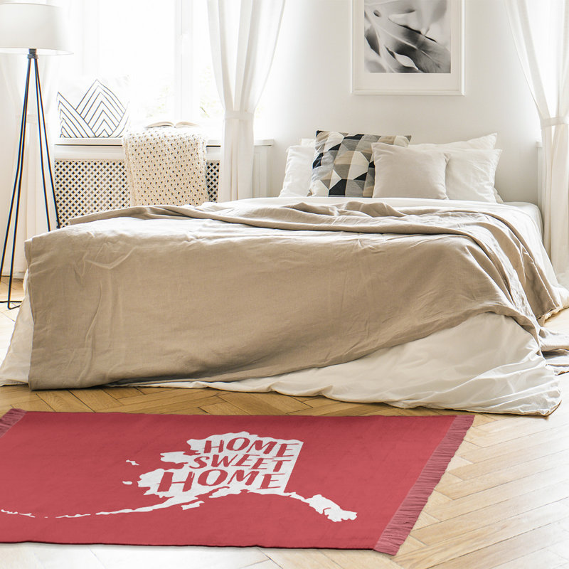Tapis de surface rouge alaska the home