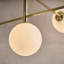 Aaliyah Glass Semi Flush Mount