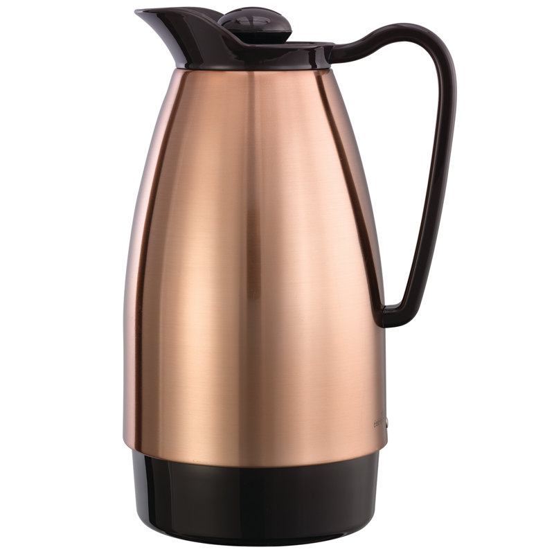 Copper Glass Vacuum Insulated Carafe with Handle