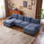 Blue Chenille