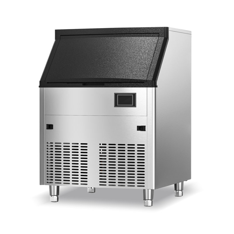 Machine à glaçons commerciale IceOrbit Coolake 360 lb / 24 h, machine à glaçons sous comptoir homologuée ETL, 120 lb de rangement, machine à glaçons en acier inoxydable, filtre à eau amélioré pour bar à domicile