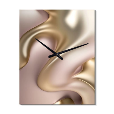 Horloge murale abstraite liquide Luscious