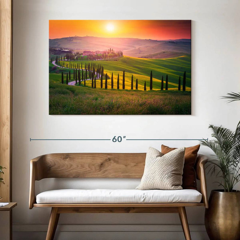 Vanna Sun sur la Toscane, H 32 po x l 48 po