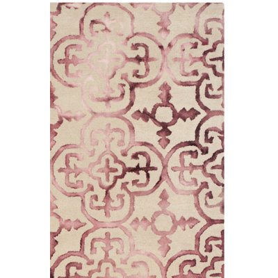 Lumsden Hand Tufted Wool Geometric Rug
