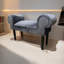 Elegant  Caius Upholstered Bedroom Bench, Solid Colour, Wooden Legs, Stylish Seating, Durable and Comfortable Design-36266512