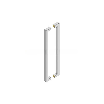 Deltana SSPBB2410U32 24" Contemporary Pulls, Back-To-Back in Polished Stainless