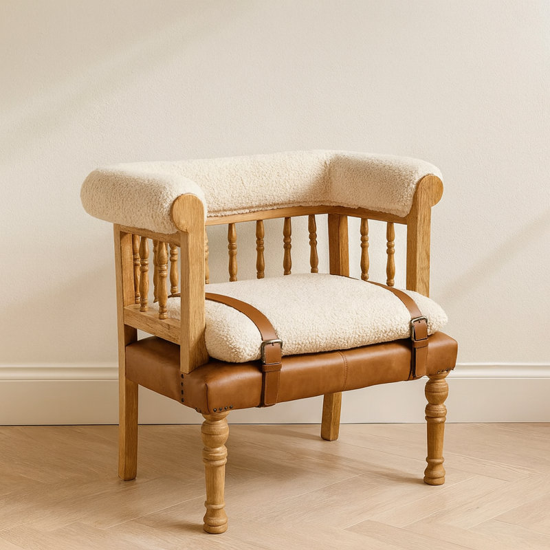 Banc à sangles avec couloir
