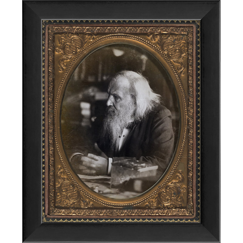 Dmitri mendeleev, reproduction de photo encadrée