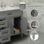 Meuble-lavabo 36 po avec lavabo en céramique-258439774