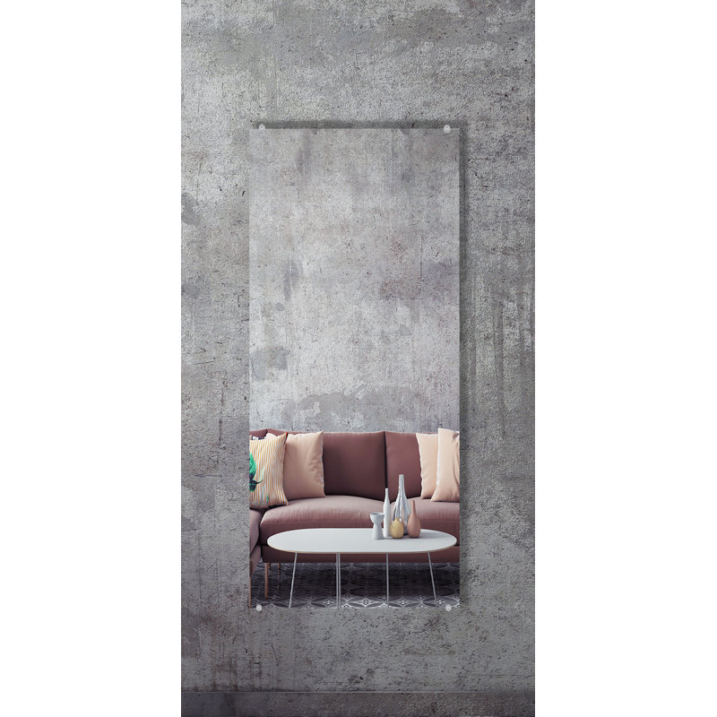 Zarrea Flat Wall Mirror, 49.5" x 26.5"