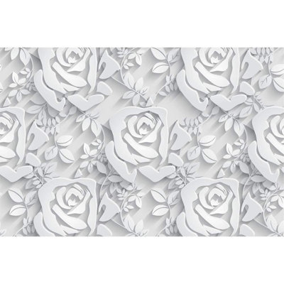 Modern Abstract Peel & Stick Vinyl Floral