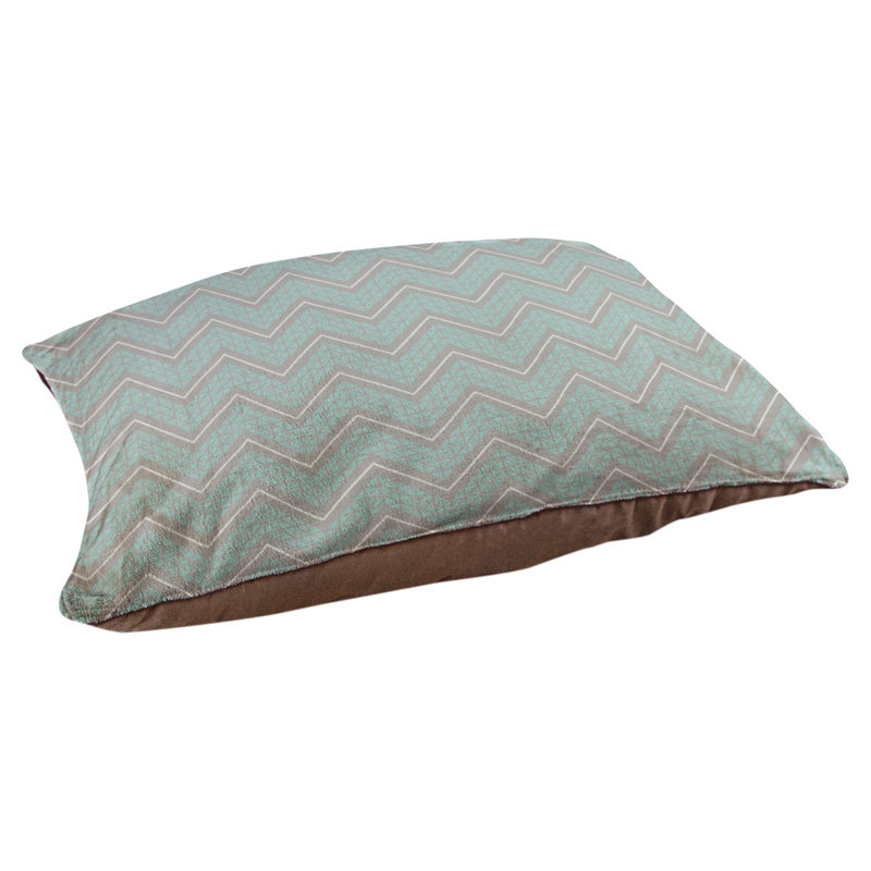 Coussin Chelan, Grand (l 50 po x P 40 po x H 7 po), Vert cobalt