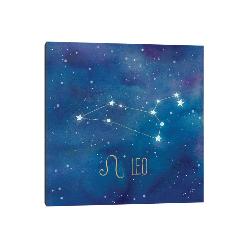 Star Sign Leo by Cynthia Coulter - Wrapped Canvas Print, 66.04 cm H x 66.04 cm W x 3.175 cm D