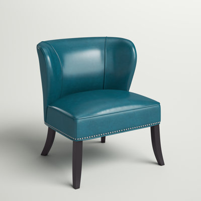 Fauteuil d'appoint sans accoudoirs en similicuir Alfredia