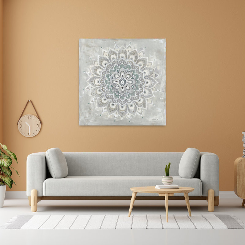Mandala doux bohémien avec art bohémien bohème, H 48 po x l 48 po