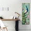 «Pretty Peacock 2 C» par Julia Purinton, art mural sur toile-960966483