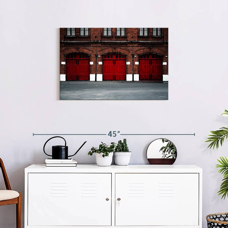 Fire Station, 20" H x 30" W