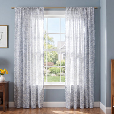 Glenn Semi Sheer Cotton Curtain