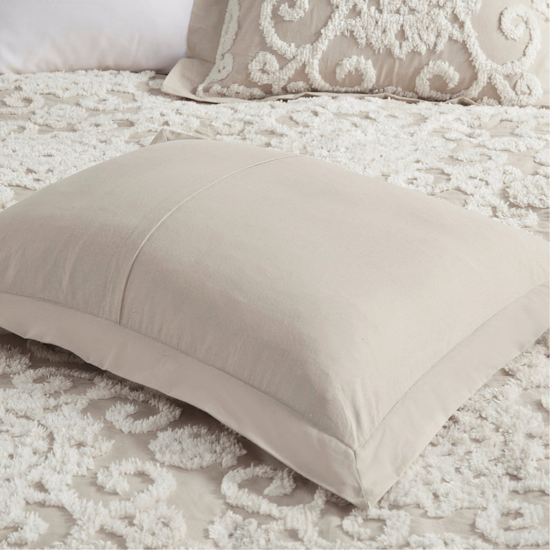 Cotton Duvet Mini Set Taupe, King Duvet Cover + 2 Shams