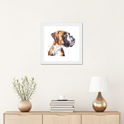 « German boxer » par Edwatercolours-impression