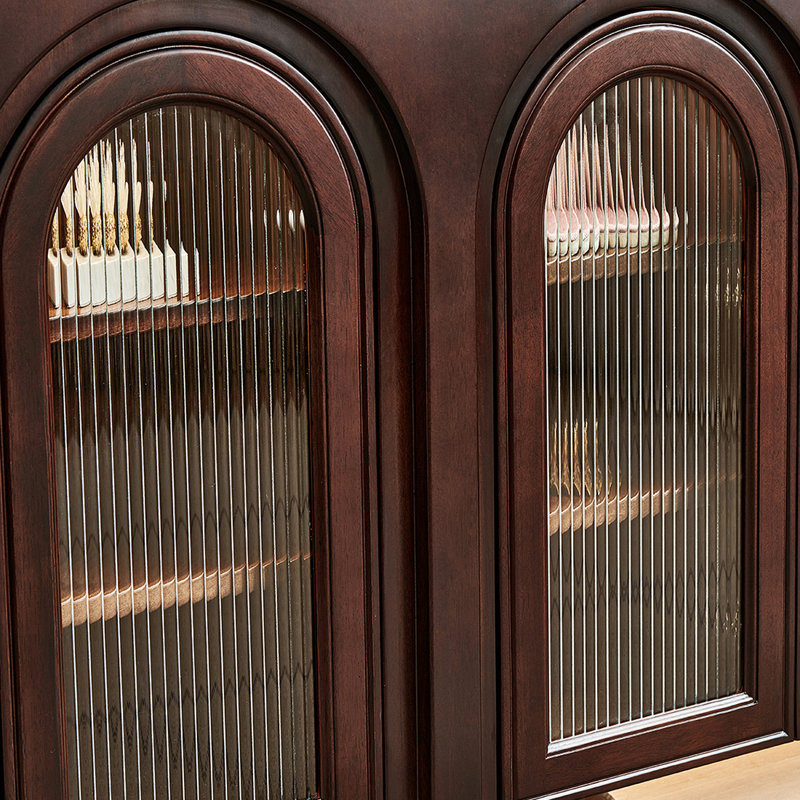 Armoire de rangement de salon de style rétro