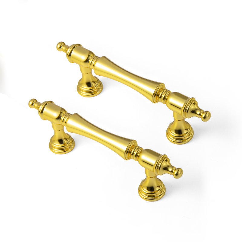 Elegant Cabinet Bar Pull Multipack, 3", Rich Gold