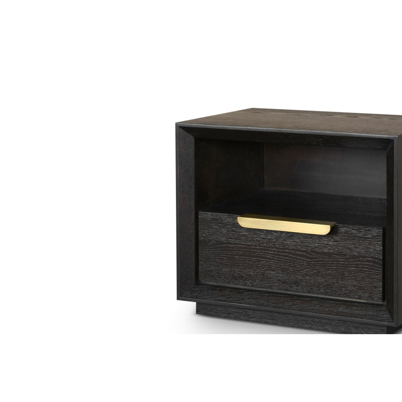 Harald 60cm W Solid Wood Bedside Table