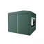 Pavillon de jardin 10 x 10 pi, pour une utilisation festive avec parois latérales amovibles (vert)-123218943