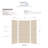 SaraMar 48'' W 36'' D 96'' H Glue Up Solid Surface Wall-42040204-124488997