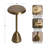 Morizet Round Metal Drink Table-1963236231