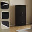 2 Door 2 Drawer Wardrobe Modern Bedroom Storage Solution for Clothes and Accessories-1718864540