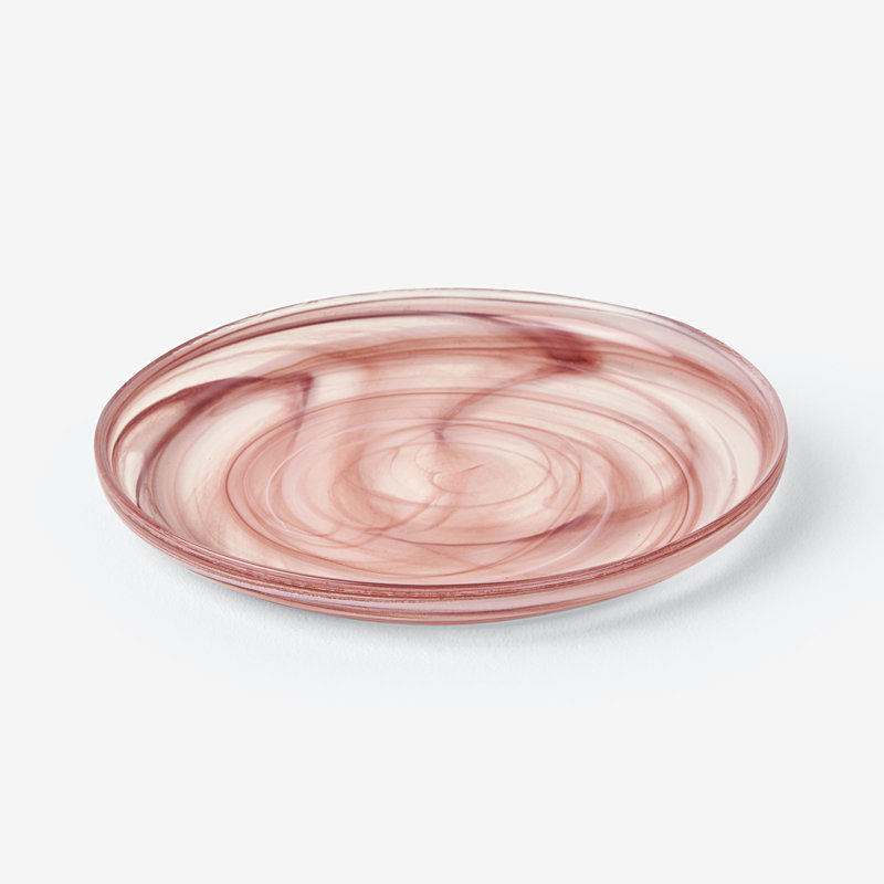 Luna Set Of 6 Side Plates, Brown, 21 Cm