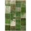 Tapis de zone verte en laine 4 pi 9 po x 7 pi 3 po one-of-kind transition handwoven à tissage plat Bransouze