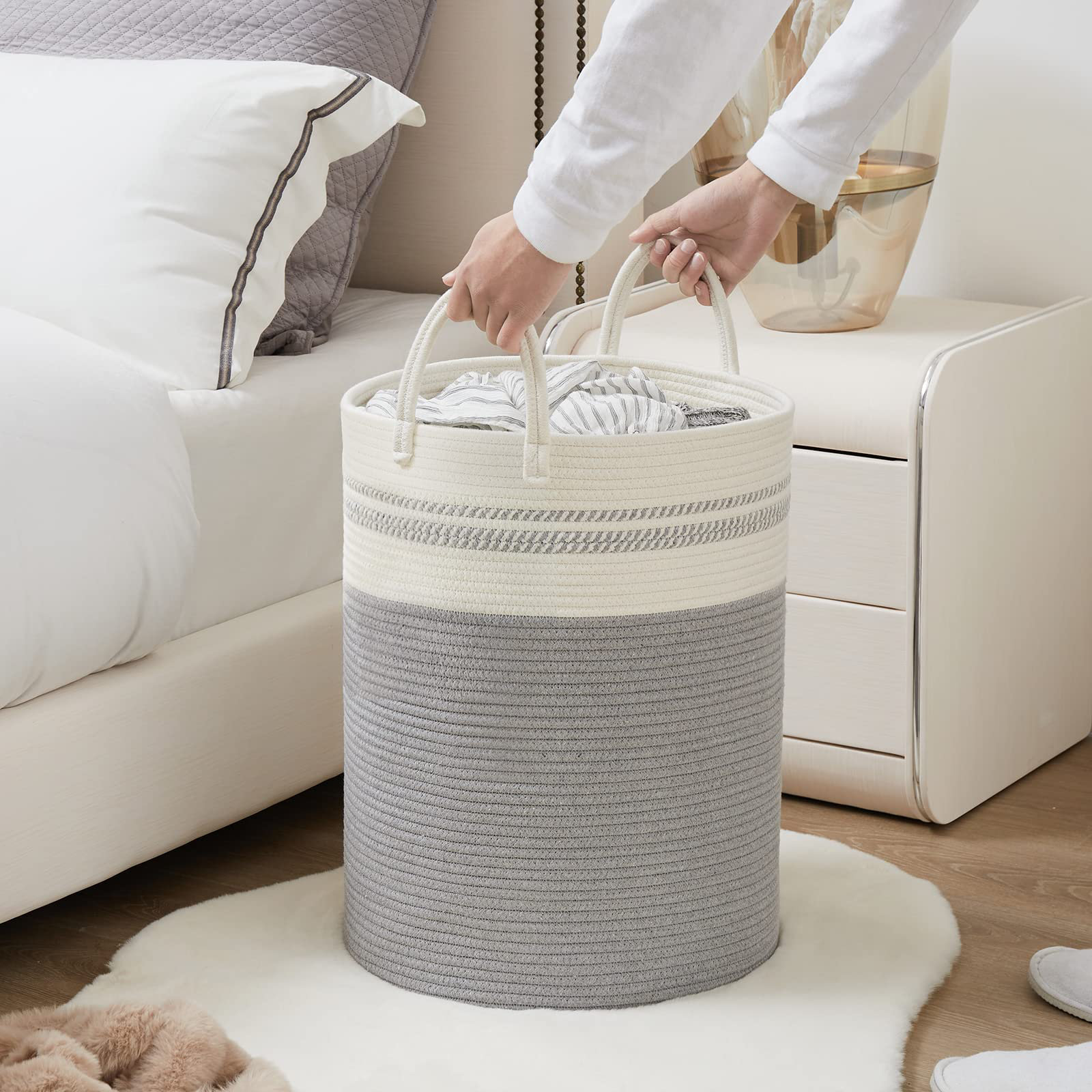 Breakwater Bay Fabric Laundry Hamper | Wayfair