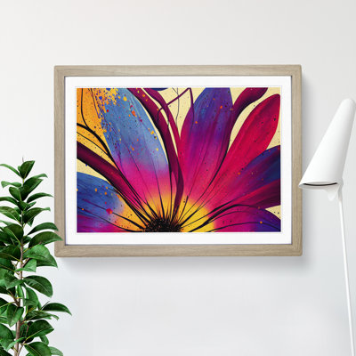 Overwhelming Flower Splash Abstract - Single Picture Frame Print