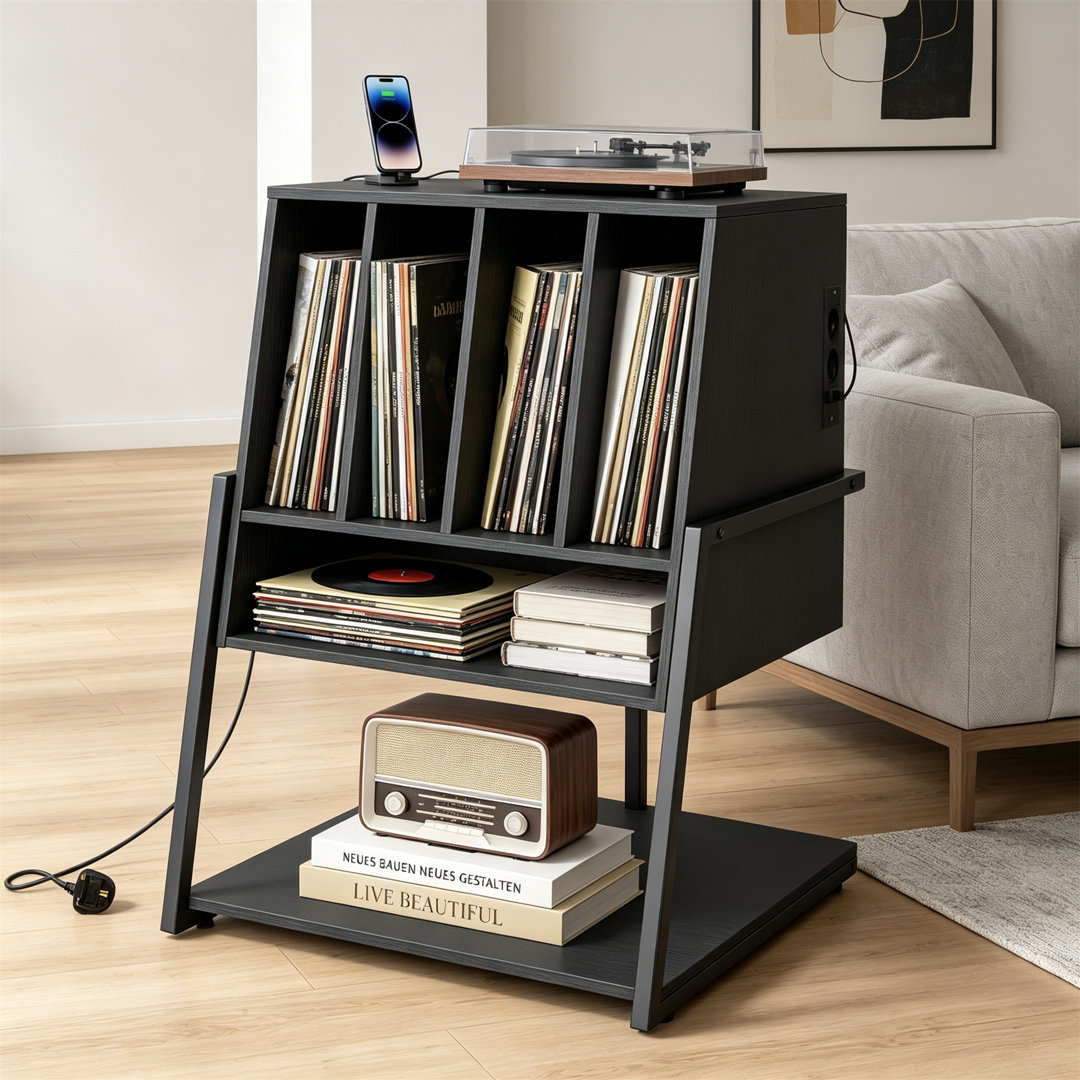 MDF 76.5cm H Media Shelves